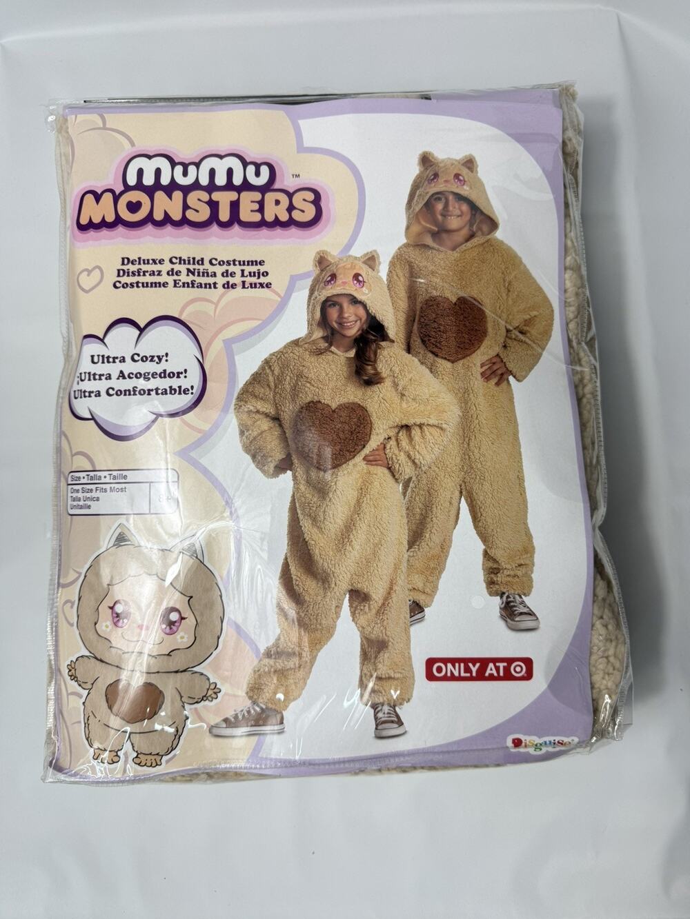 Momo Monsters Deluxe Child Costume Hooded Jumpsuit One Size Fits Most NEW Target